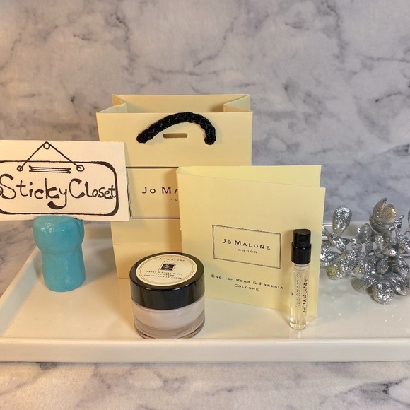 Jo Malone Peony Blush Body Cream + English Pear Sample, 2pc, NEW - Picture 1 of 14